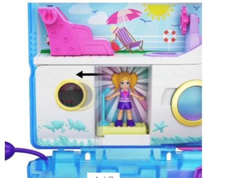 Polly pocket sladká plavba výletná loď, 