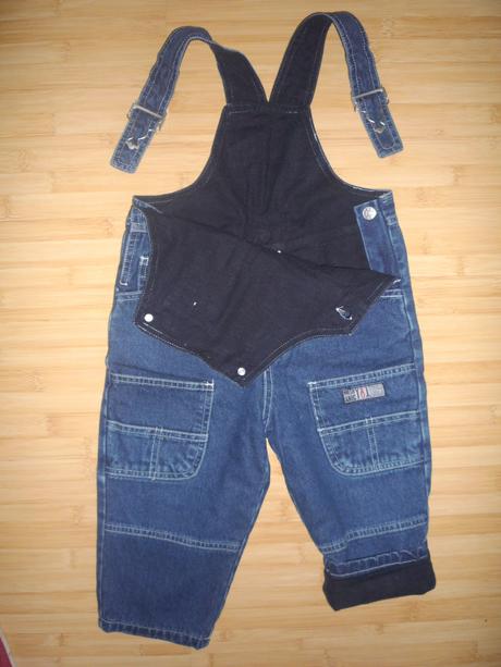 Podšité teplé riflíky / top stav, 86