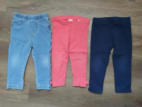 Dievčenské legíny veľkosť 86, 86