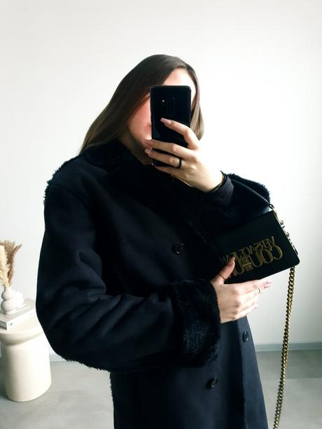 Čierny kabát m/l, m