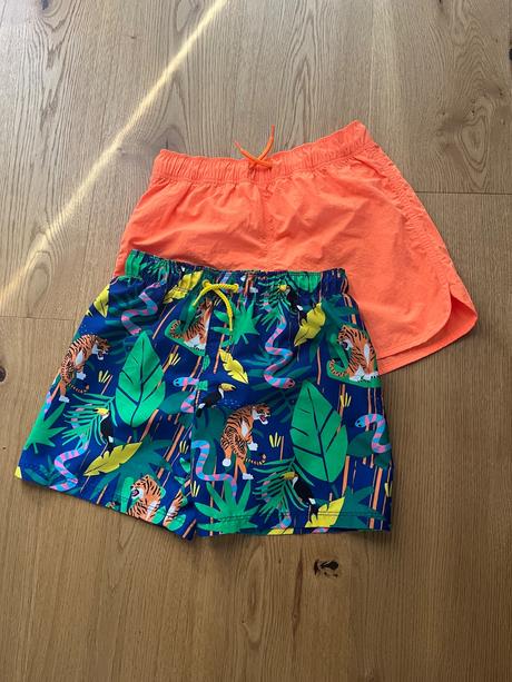 Plavky - šortky 2 ks, h&m,140