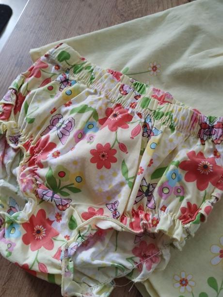 Tenky letny vzdusny set tricko a gate na plienku, h&m,62