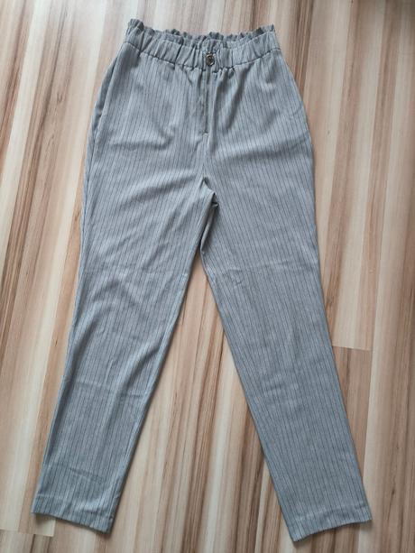 Sivé nohavice s vysokým pásom, reserved,m