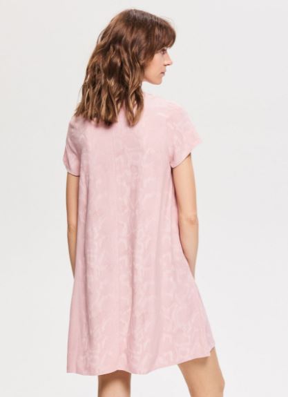 Ružové šaty, reserved,s / xs