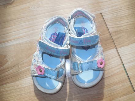 Modré dievčenské sandálky, 23