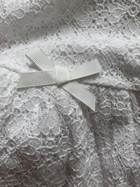 Biele šatky, h&m,104