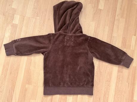 H&m dievčenská tmavohnedá mikina, h&m,86