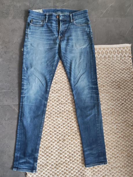 Pánske rifle w32l34, abercrombie&fitch,l