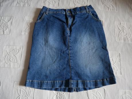 Tehotenska riflová sukňa, m