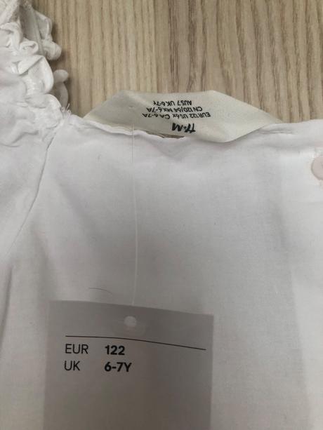 Romantické šaty, h&m,122