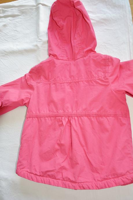 Jesenná bunda malinová s bodkami, reserved,98