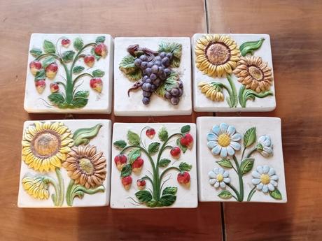 Keramické závesné obrázky, 