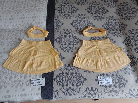 Dievčenské sukničky s čelenkami zn.name it veľ.110, 110