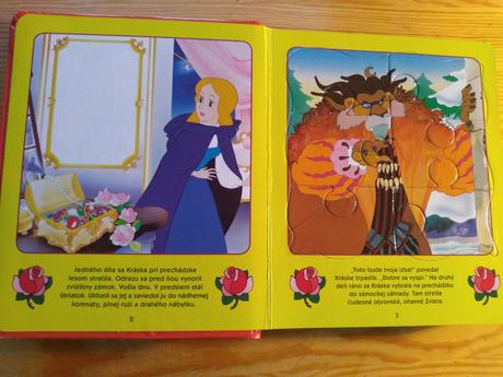 Kráska a zviera - puzzle - 5 eur,