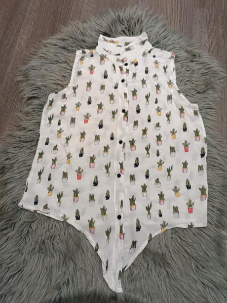 Košeľa s viazaním vpredu veľ. 164, 164