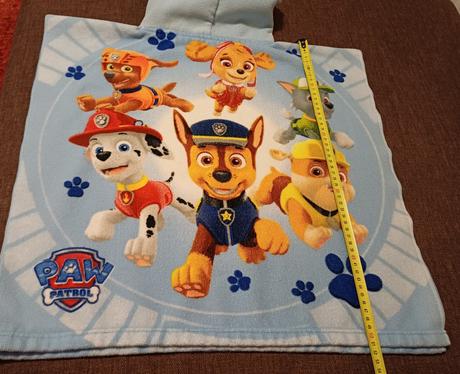 Uterák pončo labková partola s kapucou, 