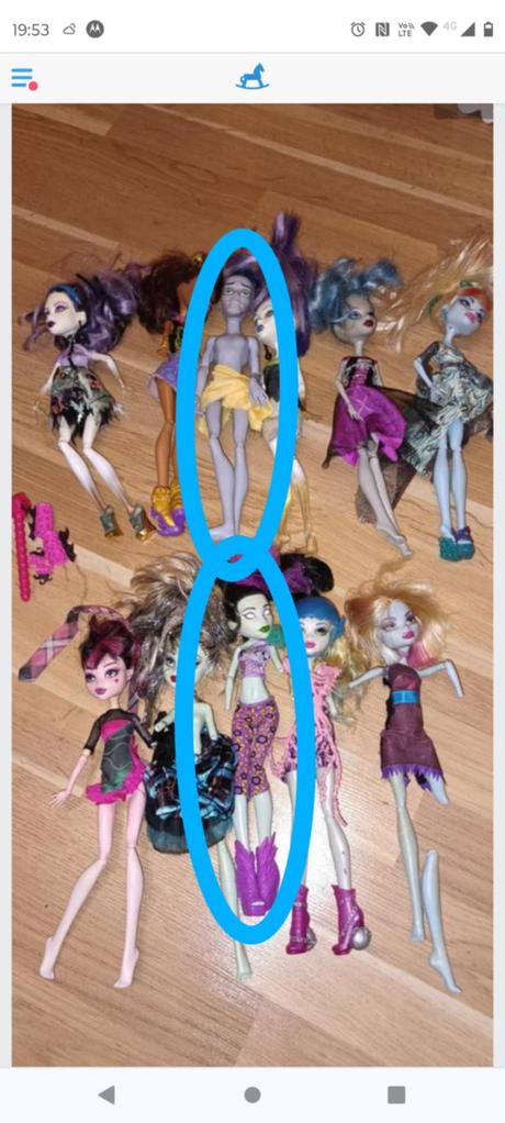 Bábiky monster hight,