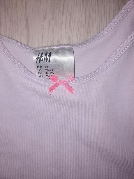 5x dievčenské tielko, h&m,92