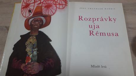 Retro stará kniha rozprávky uja rémusa, 