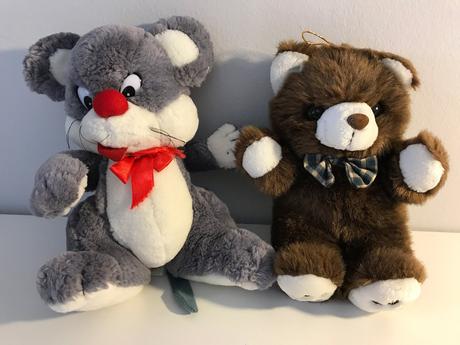 2ja zlatučkí plyšáci - macko a myška,