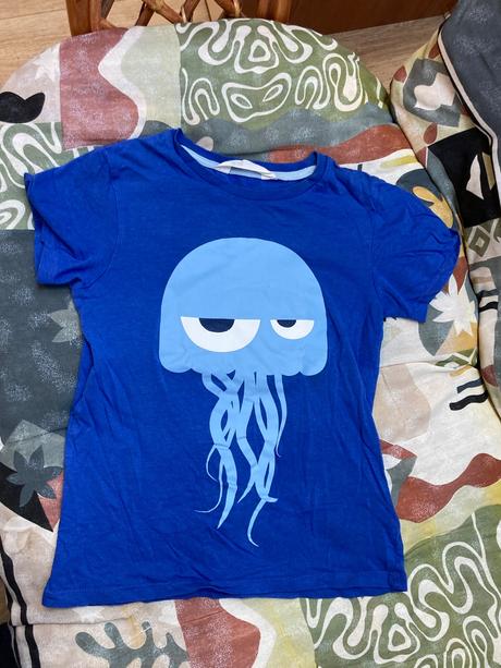 Tričko chobotnica, h&m,110