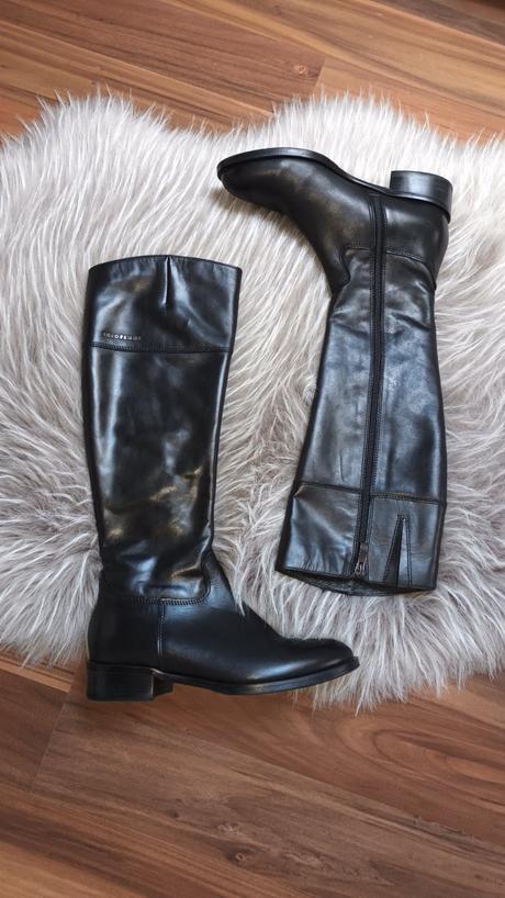 Kožené čižmy solo femme, 36