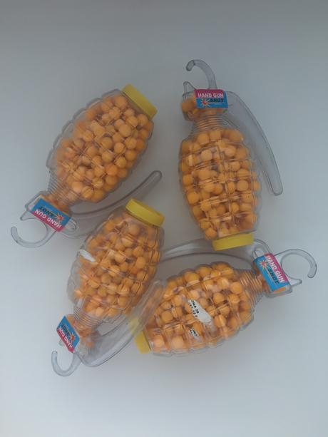 Náboje oranžové guličky, 