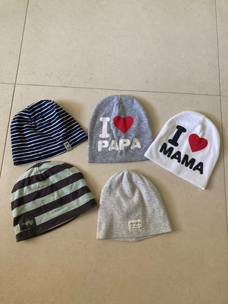 Čiapky na prechod, h&m,74