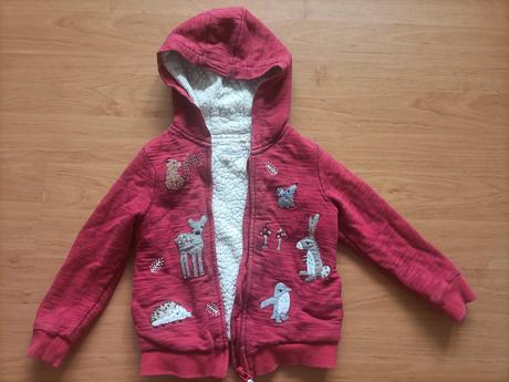 Zateplená mikina so zvieratkami, next,110