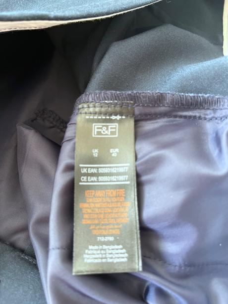 F&f tmavomodré nohavice vel.40, f&f,m