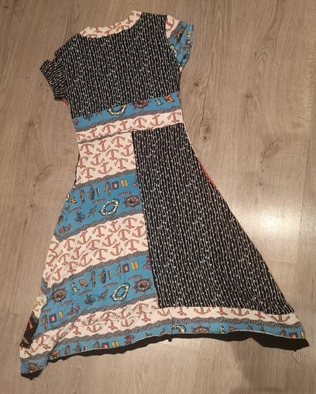 Námornícky šaty 34/36, s