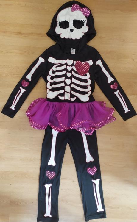 Kostým  kostra na 3-4 roky, 