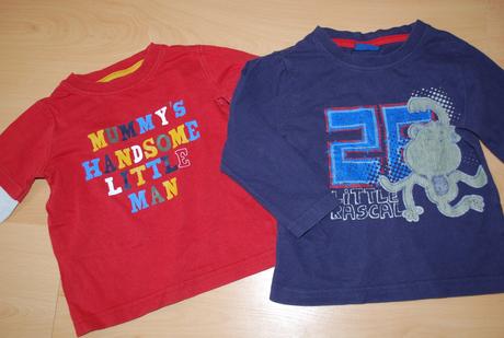 2x tričko pre fešáčika, cena spolu, v.86/92, mothercare,86
