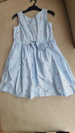 Saty s jahodkami h&m 140, h&m,140