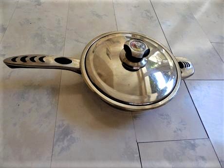 Nerezová panvica royalty line + prikrývka 2 l, 