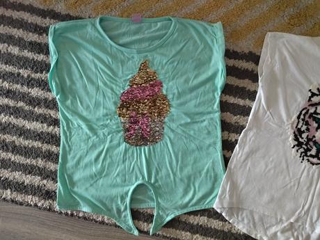 Tričká s flitrami 146/152, 146