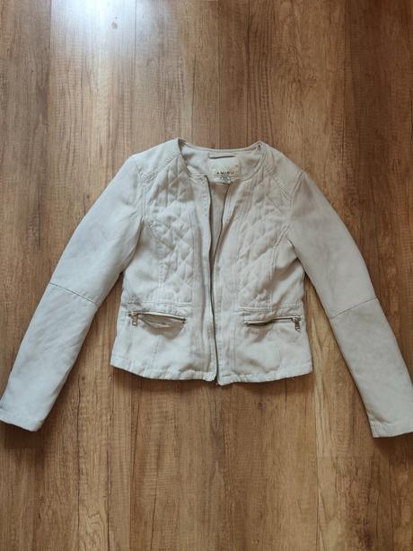 Krémový kabát, amisu,xs
