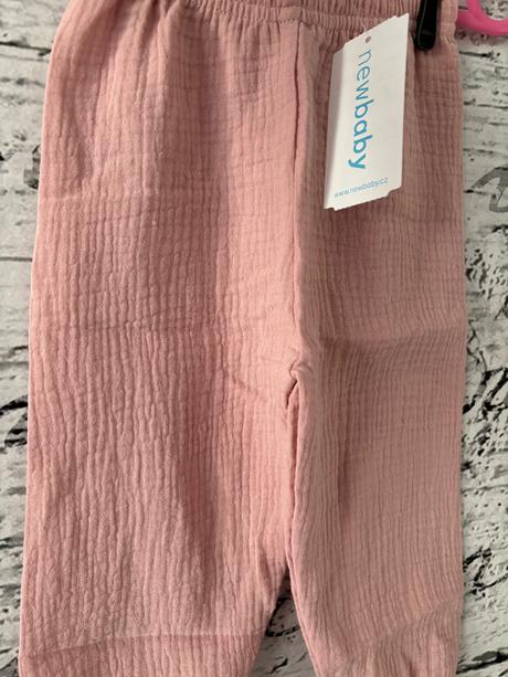 Mušelinové nohavice, new baby,86