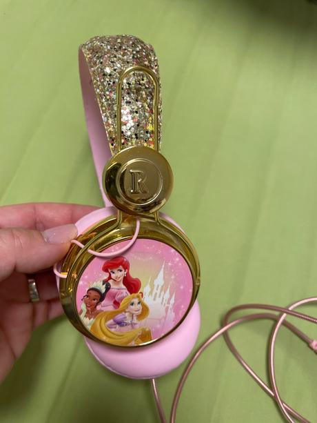 Sluchatka, ruzovo zlate, h&m, princess disney, 