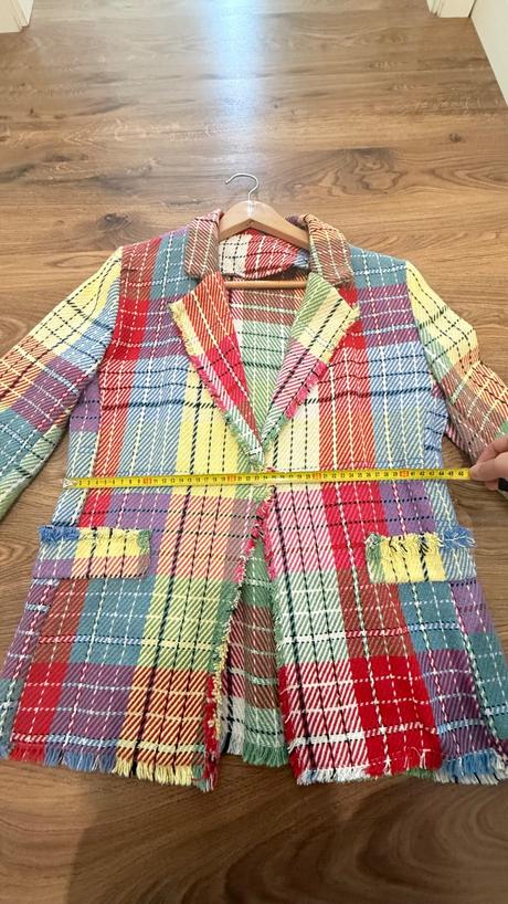 Unikátne vintage sako, taliansko, nenosené, m, m