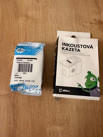 Predám farbu do tlačiarne hp652 xxl black, hp (hewlett-packard)