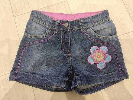 Predám dievčenské riflové kraťasy, topolino,122