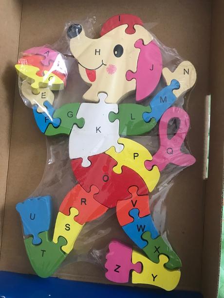 Montessori drevene obojstranne puzzle,