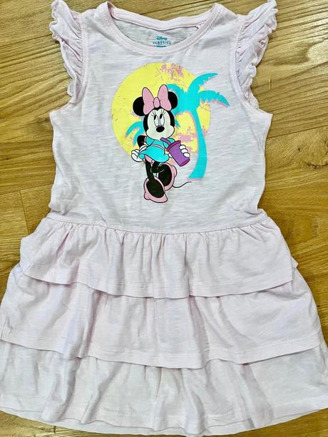 Saty minnie 98/104 lupilu - top stav, disney,98