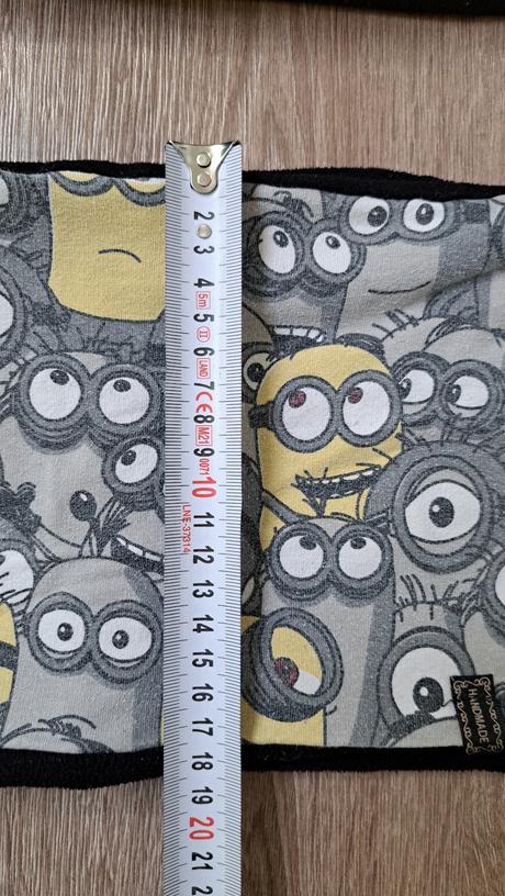 Set čiapka+nákrčník mimoni, 116