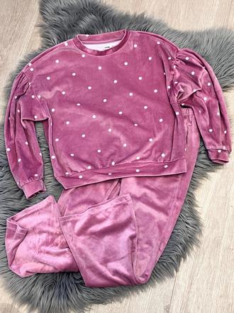 Dievčenská bodkovaná súprava, sinsay,128