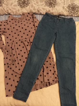 Balík veci dievca 11 ks veľ.140 už aj s poštou, 140–152