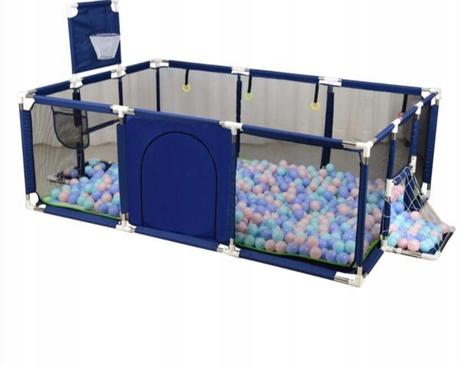 Ohrádka s bránkami a košom, šírka (cm): 120,dĺžka (cm): 180