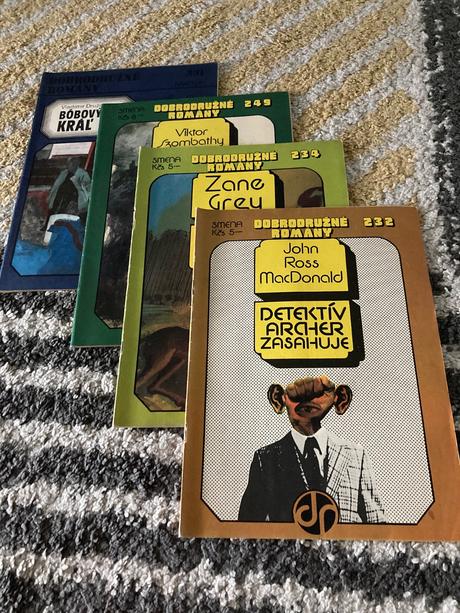 Dobrodružné romány 4ks, 