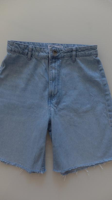 Rifľové kraťasy culotte m, bershka,m